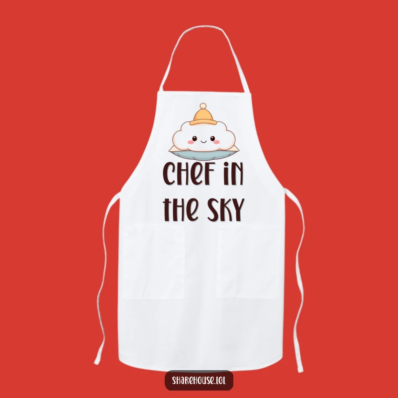 Funny Chef Cloud Apron: Cook with Whimsy and Humor
