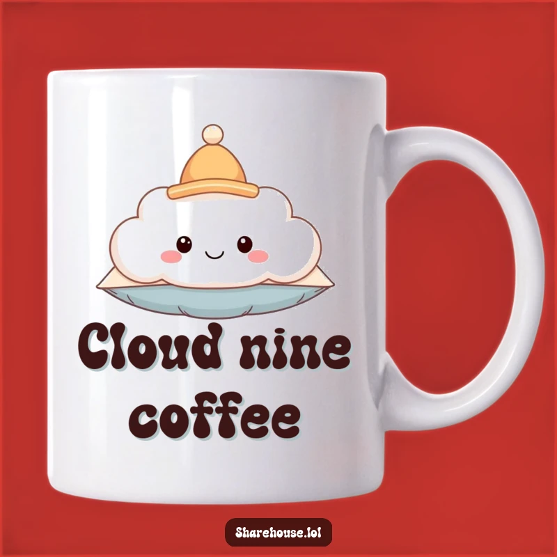 Funny Cloud Pillow Mug: A Whimsical Gift for Dreamers and Cloud Gazers