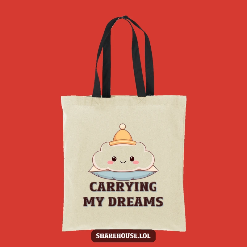 Funny Cloud Tote Bag: Carry Your Essentials with Whimsy and Humor