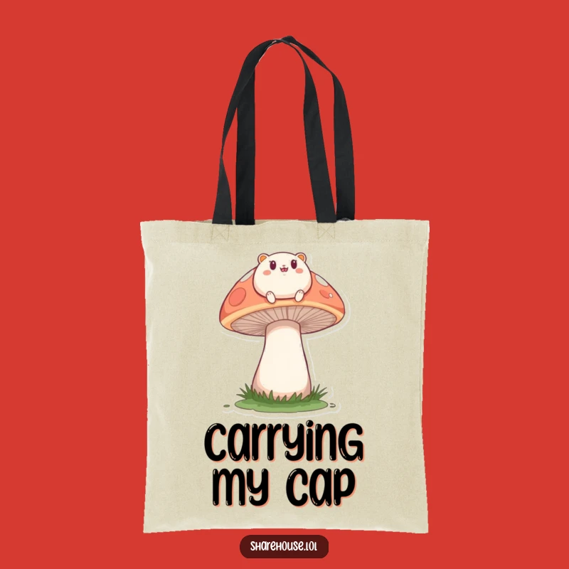 Funny Mushroom Tote Bag: Carry Your Essentials with Nature-Inspired Humor